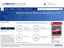 Tablet Screenshot of motorlexikon.de